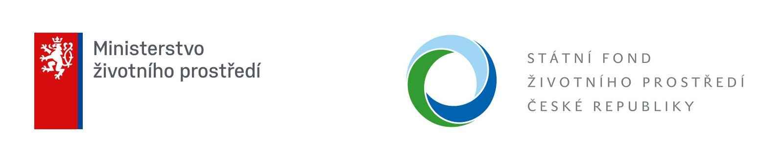 Logo sponzora - Státní fond životního prostředí a Ministerstvo životního prostředí