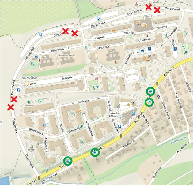 Uzavírka ulic Doupovská a Kubatova